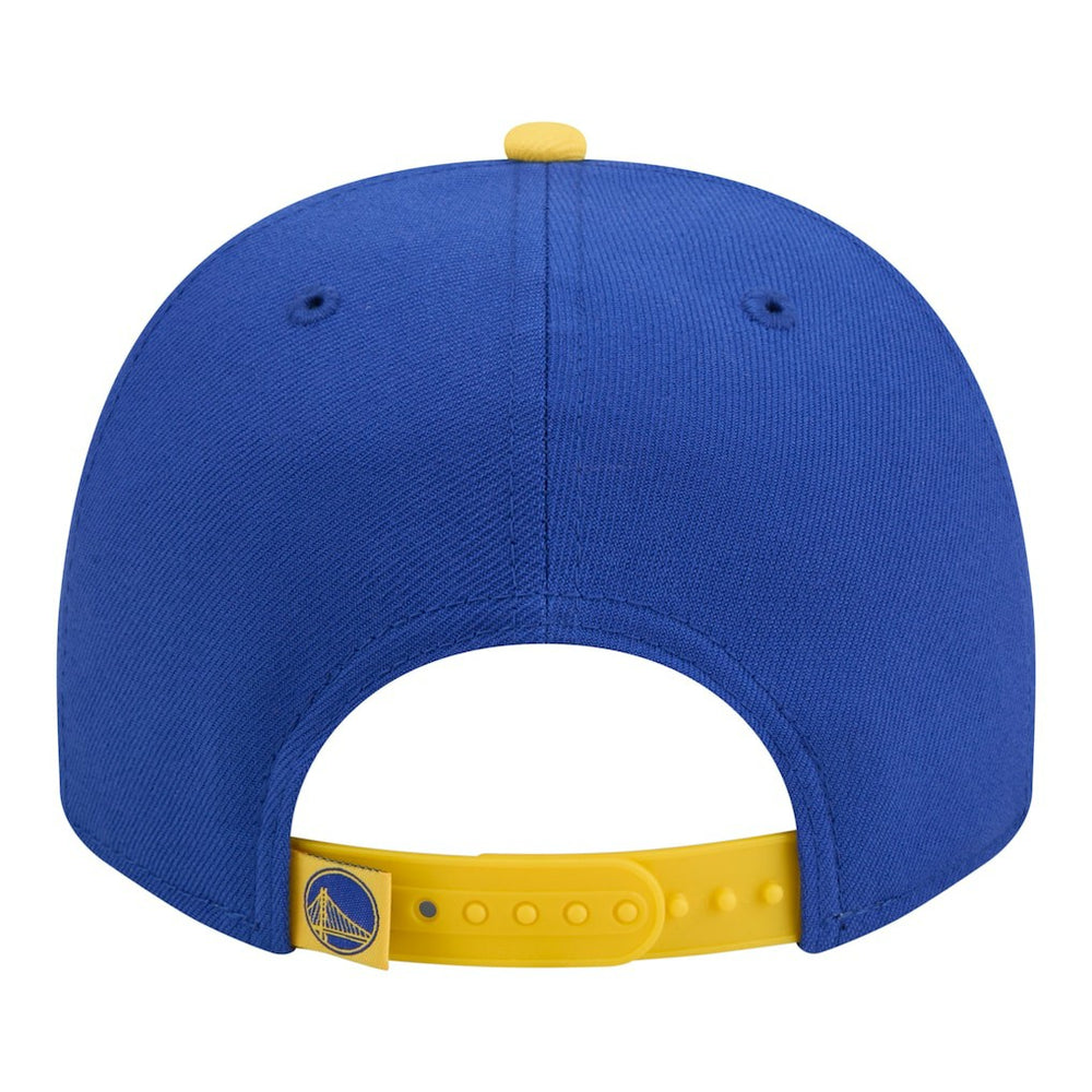 New Era - Golden State Warriors Injection Cartoon Logo A-Frame 9FIFTY Adjustable Hat - Royal