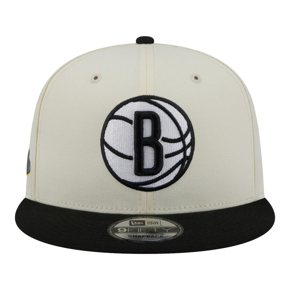 New Era - Brooklyn Nets Injection Localized 9FIFTY Snapback Hat - White