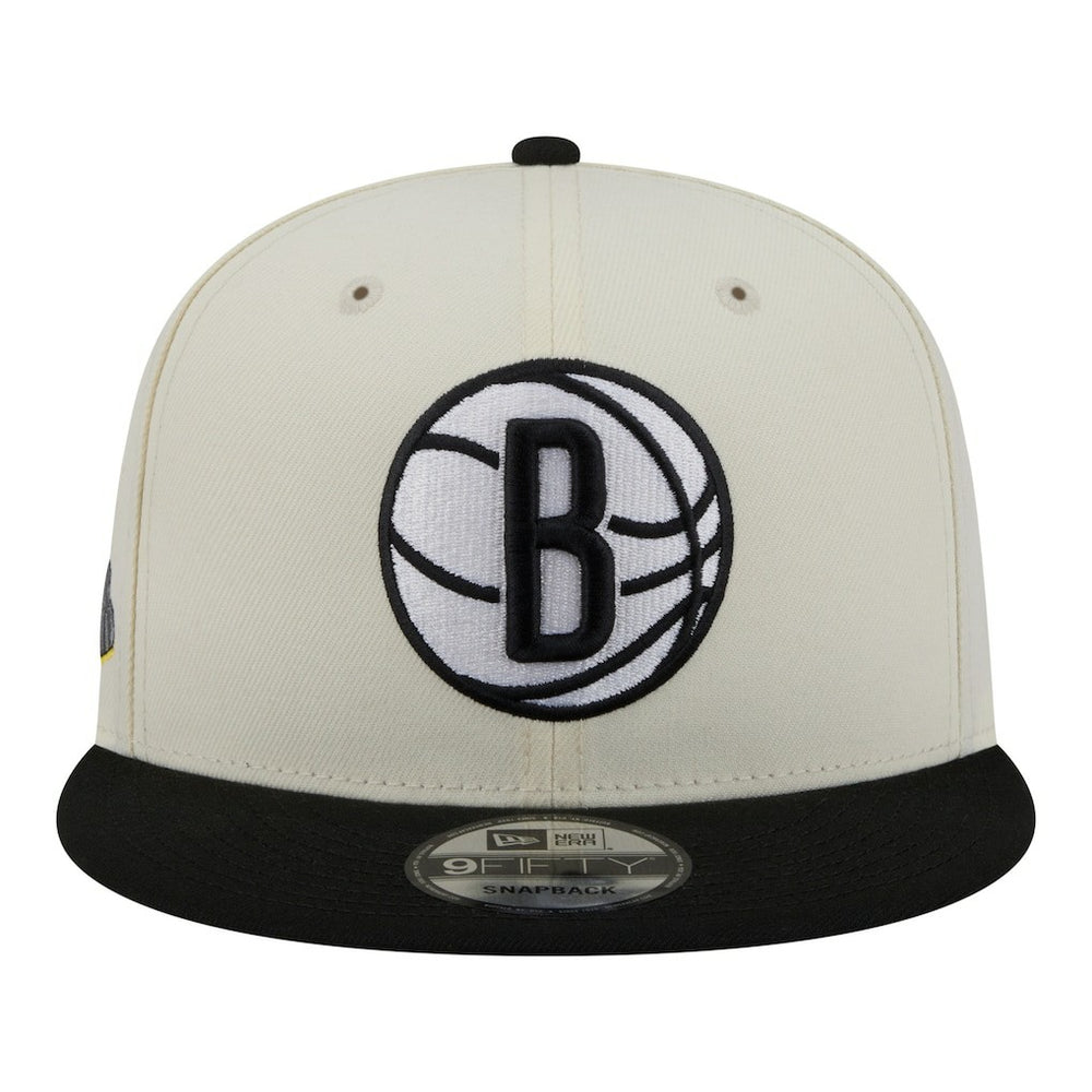 New Era - Brooklyn Nets Injection Localized 9FIFTY Snapback Hat - White