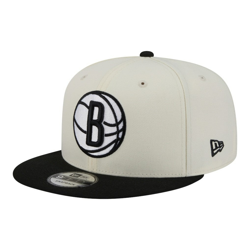 New Era - Brooklyn Nets Injection Localized 9FIFTY Snapback Hat - White