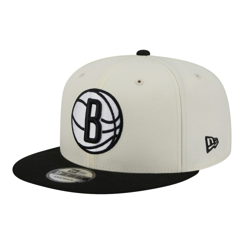 New Era - Brooklyn Nets Injection Localized 9FIFTY Snapback Hat - White