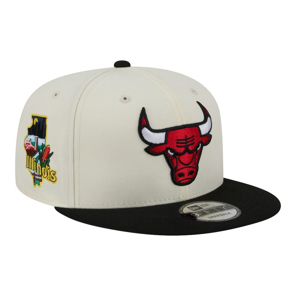 New Era - Chicago Bulls Injection Localized 9FIFTY Snapback Hat - Cream