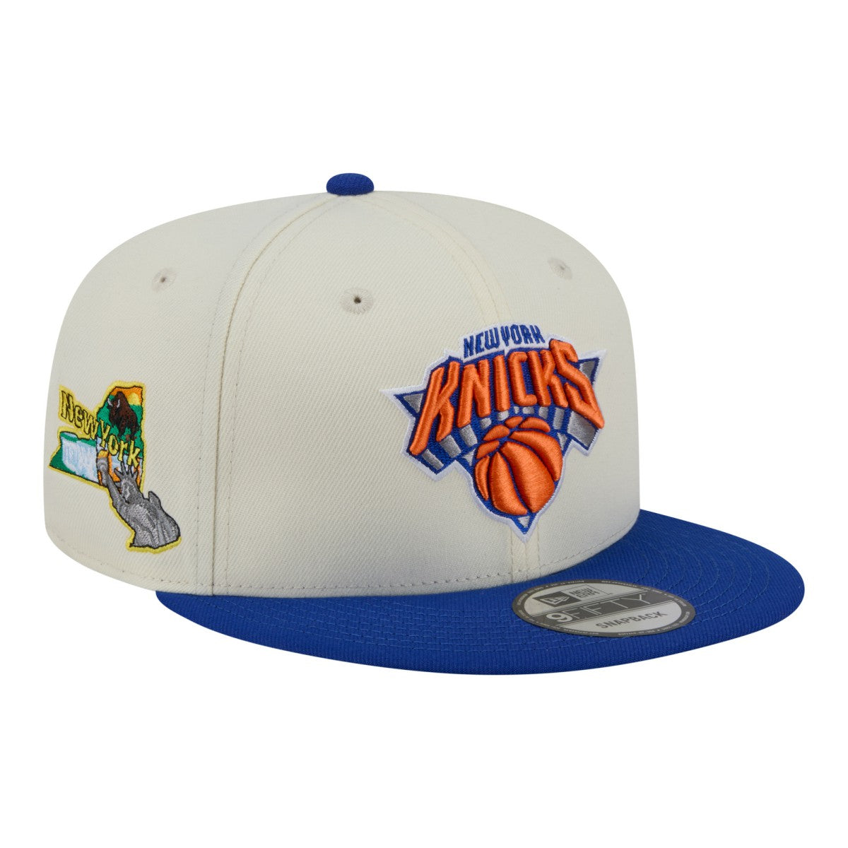 New Era - New York Knicks Injection Localized 9FIFTY Snapback Hat - White