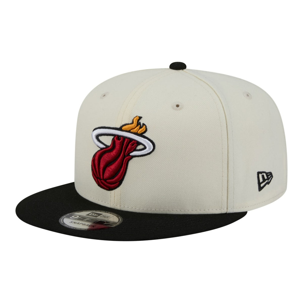 New Era - Miami Heat Injection Localized 9FIFTY Snapback Hat - White