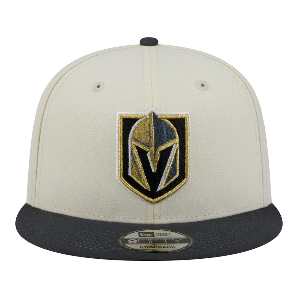 Vegas Golden Knights New Era Injection Localized Two-Tone 9FIFTY Snapback Hat White/Charcoal