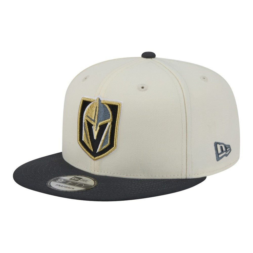 Vegas Golden Knights New Era Injection Localized Two-Tone 9FIFTY Snapback Hat White/Charcoal