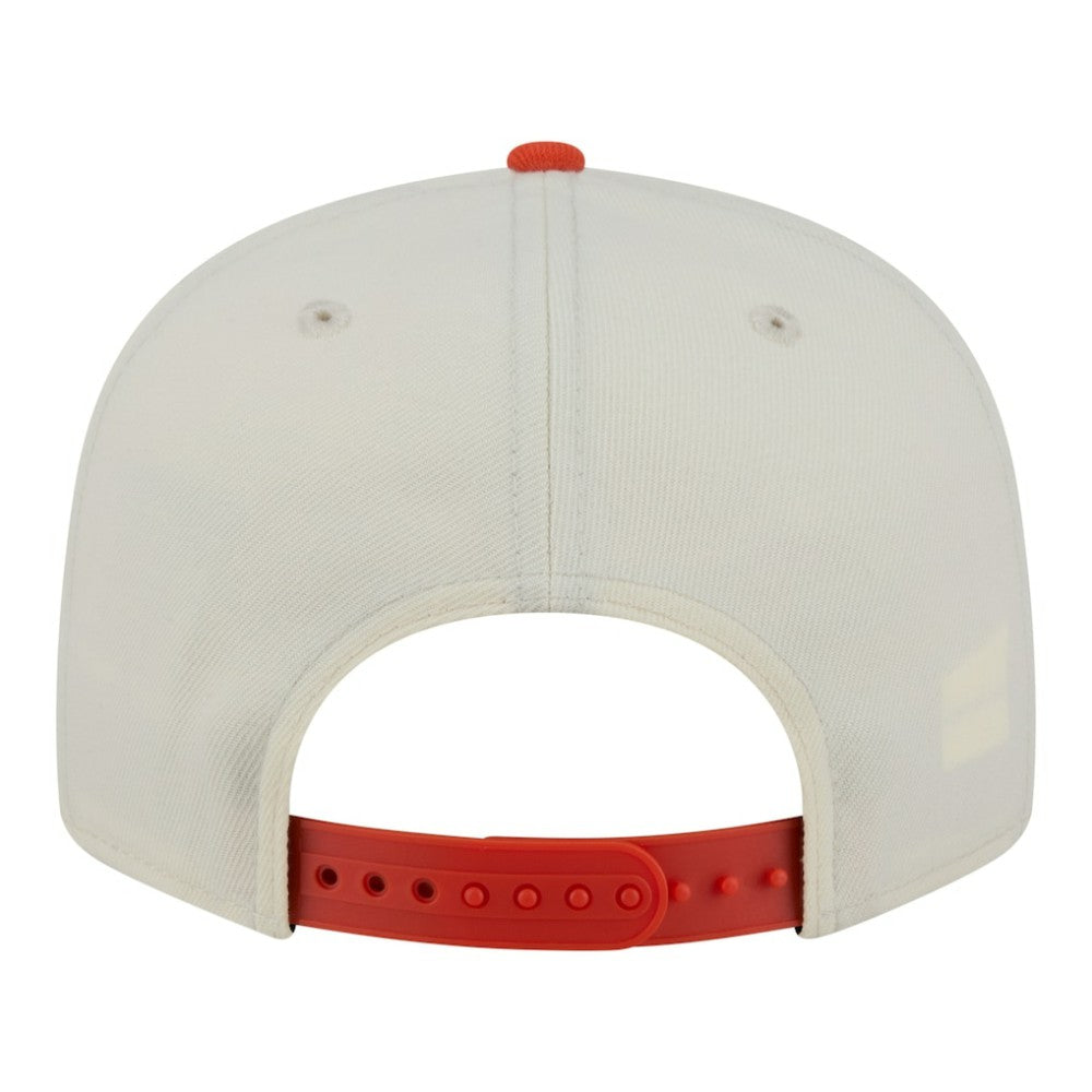Anaheim Ducks - New Era Injection Localized Two-Tone 9FIFTY Snapback Hat White/Orange