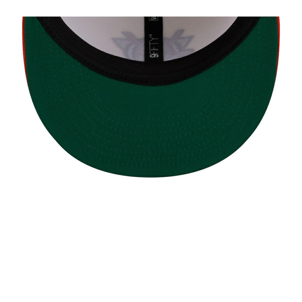 Anaheim Ducks - New Era Injection Localized Two-Tone 9FIFTY Snapback Hat White/Orange