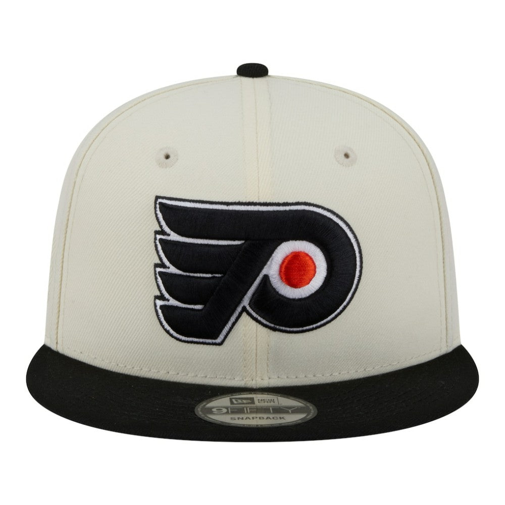 Philadelphia Flyers - New Era Injection Localized Two-Tone 9FIFTY Snapback Hat White/Black
