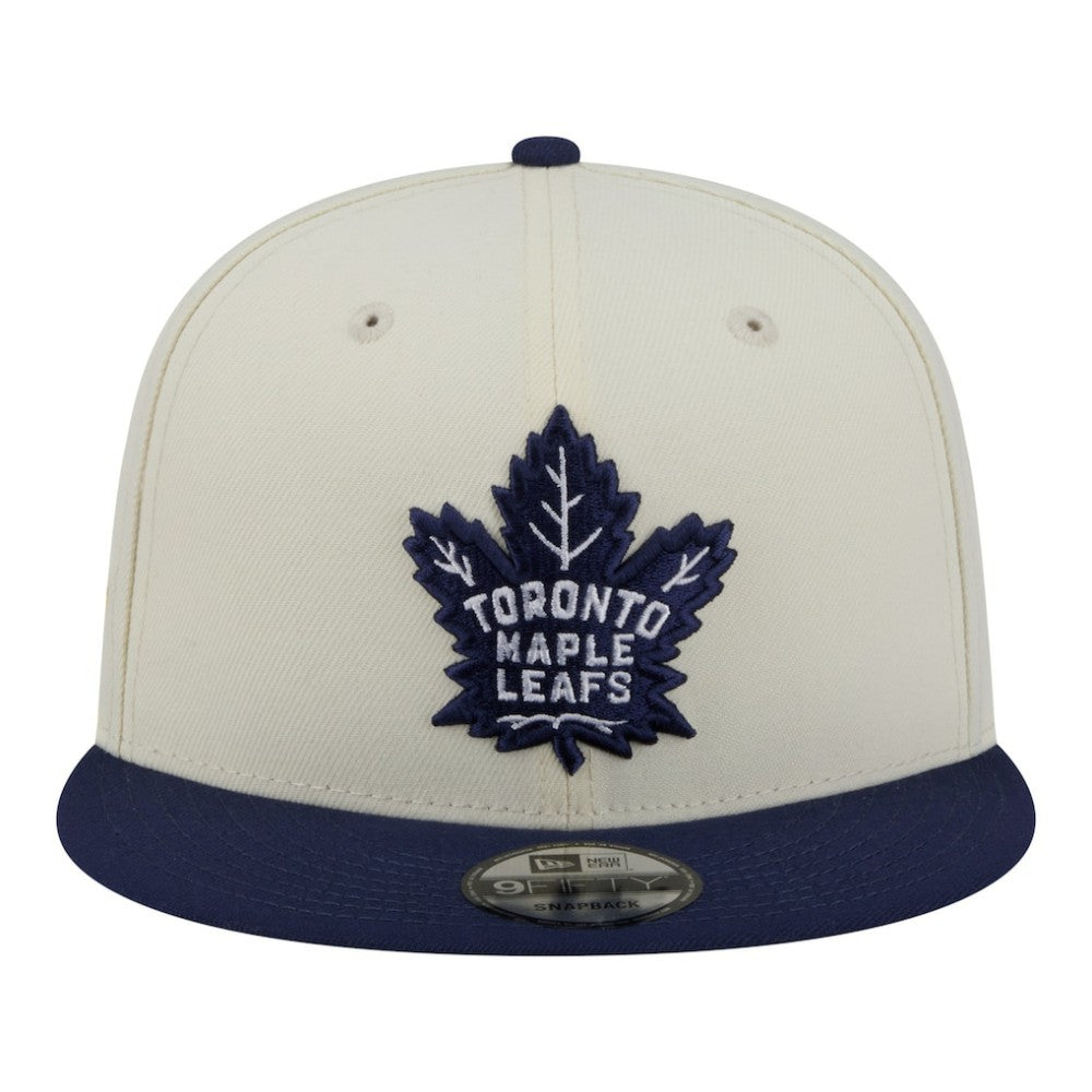Toronto Maple Leafs - New Era Injection Localized Two-Tone 9FIFTY Snapback Hat White/Navy
