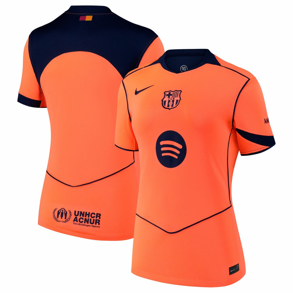 Nike Barcelona Women's 2025/26 Third Replica Jerseys - Orange