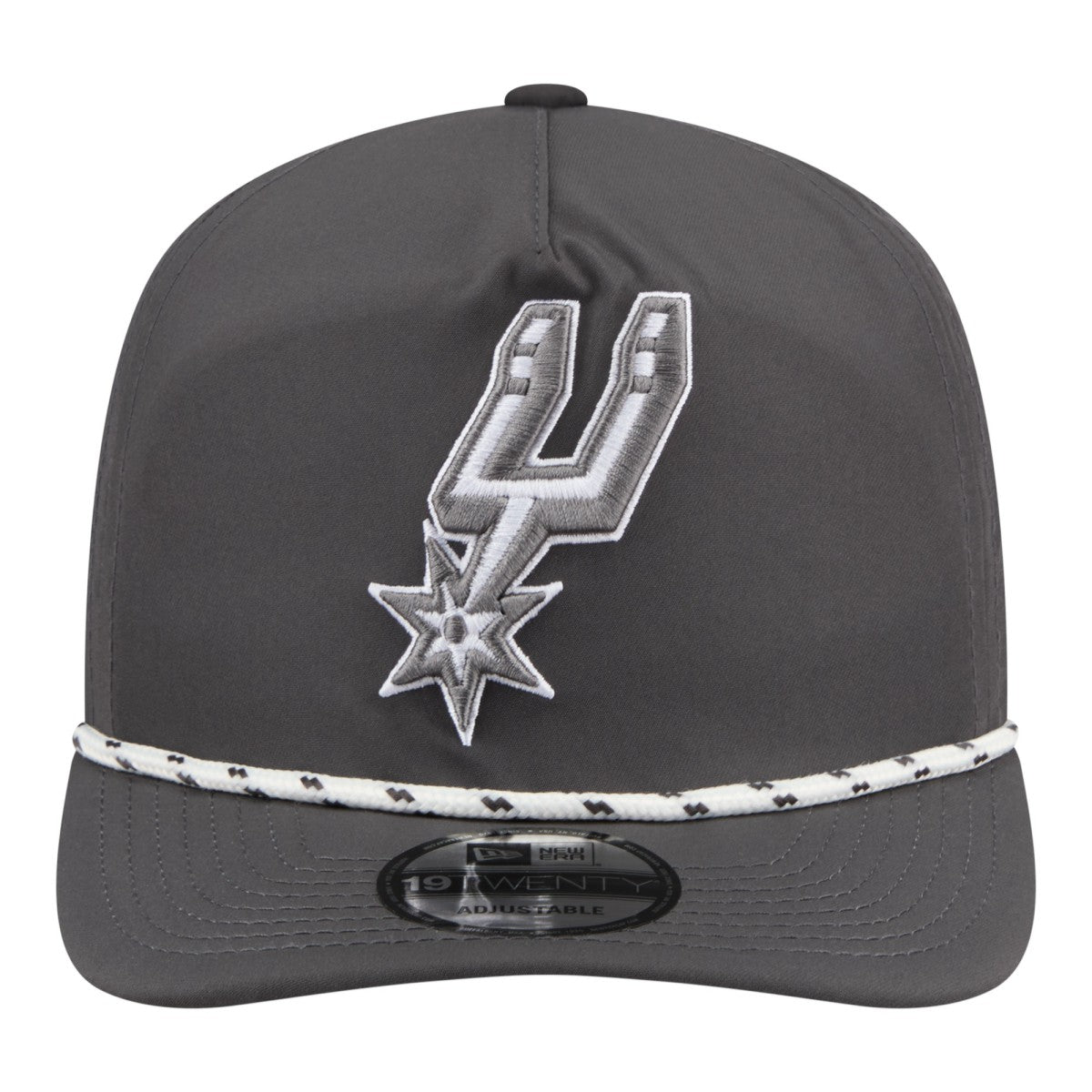New Era - San Antonio Spurs Tonal Rope 19TWENTY Adjustable Hat - Graphite
