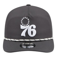 New Era - Philadelphia 76ers Tonal Rope 19TWENTY Adjustable Hat - Graphite