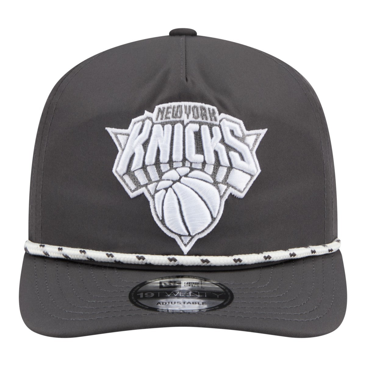New Era - New York Knicks Tonal Rope 19TWENTY Adjustable Hat - Graphite