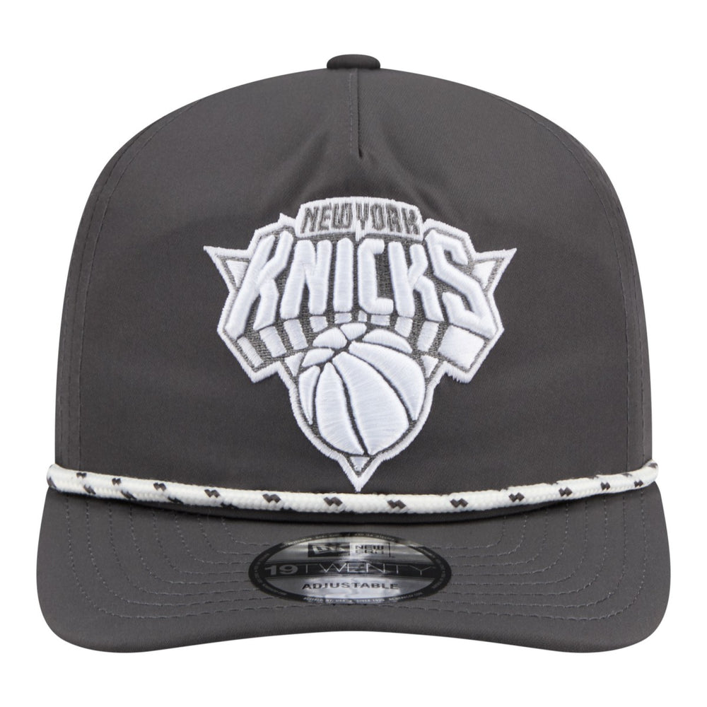 New Era - New York Knicks Tonal Rope 19TWENTY Adjustable Hat - Graphite