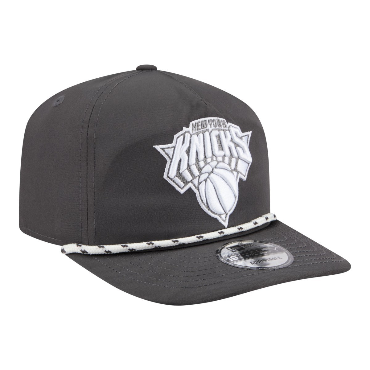 New Era - New York Knicks Tonal Rope 19TWENTY Adjustable Hat - Graphite