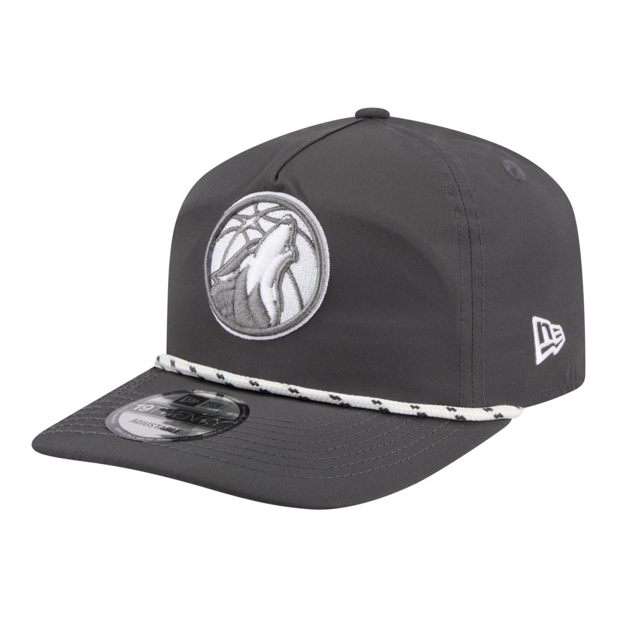 New Era - Minnesota Timberwolves Tonal Rope 19TWENTY Adjustable Hat - Graphite