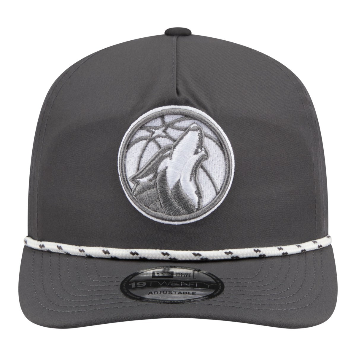 New Era - Minnesota Timberwolves Tonal Rope 19TWENTY Adjustable Hat - Graphite