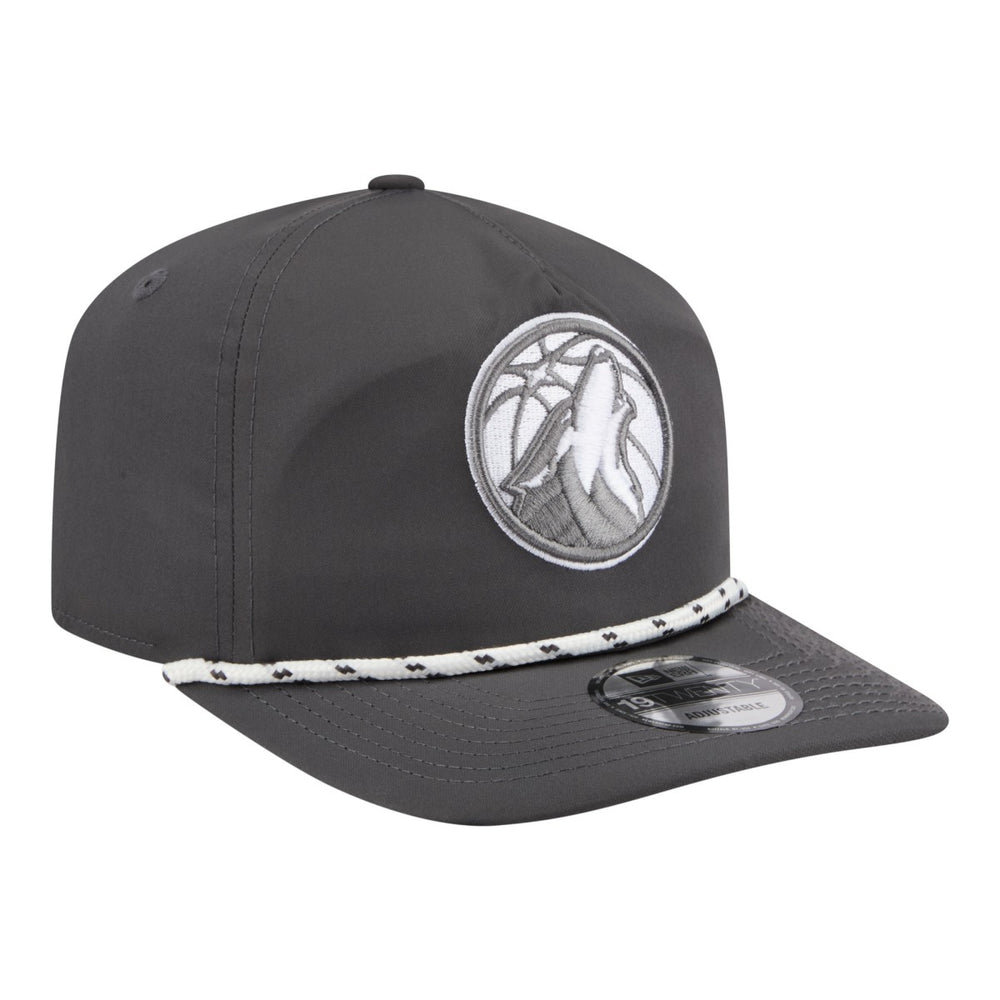 New Era - Minnesota Timberwolves Tonal Rope 19TWENTY Adjustable Hat - Graphite