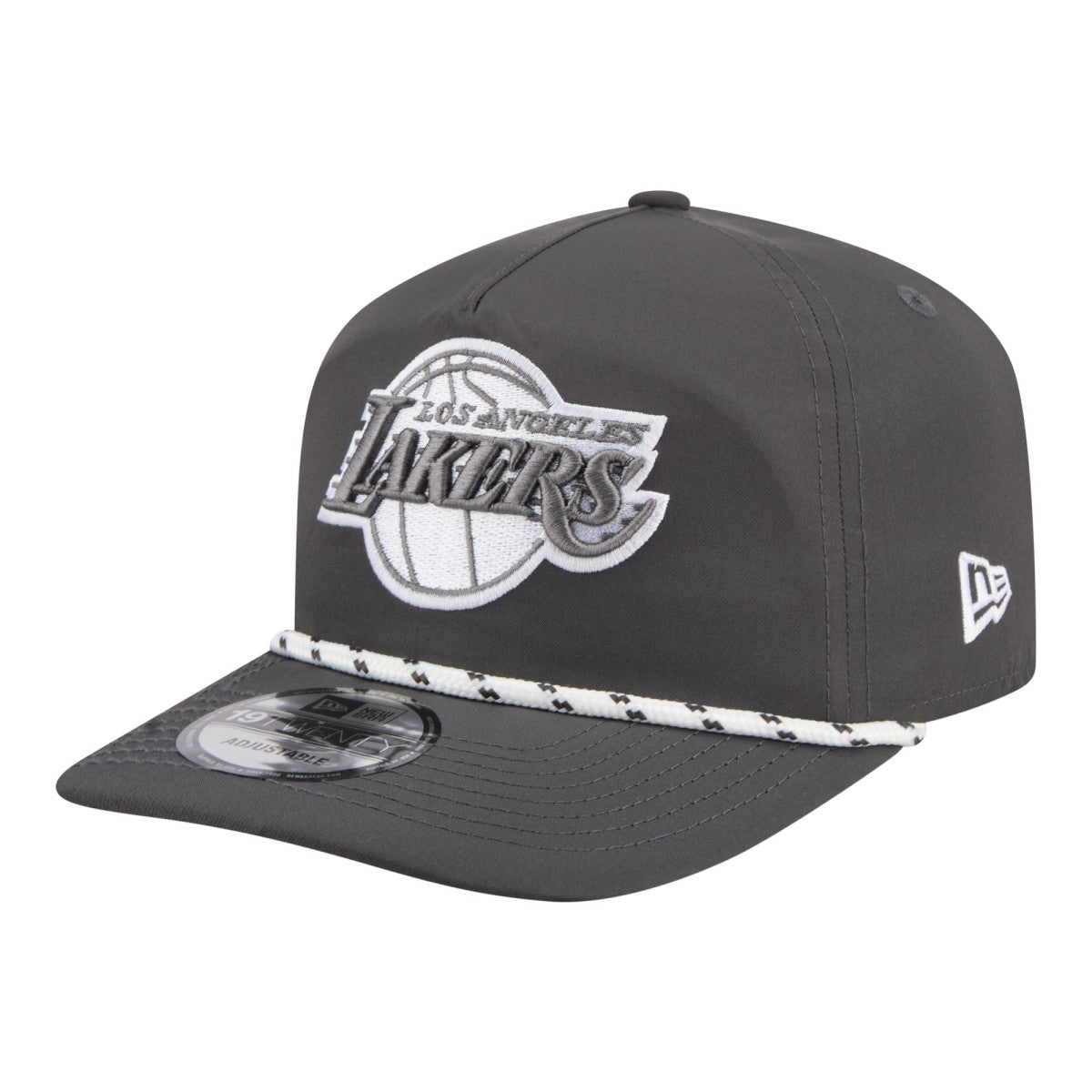 New Era - Los Angeles Lakers Tonal Rope 19TWENTY Adjustable Hat - Graphite