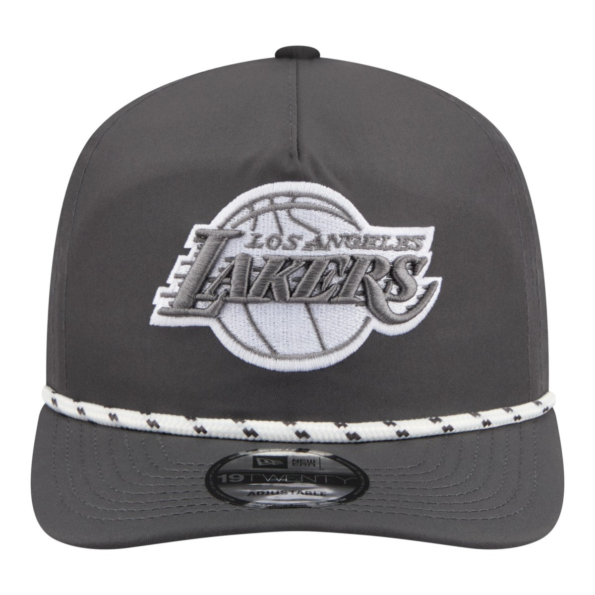 New Era - Los Angeles Lakers Tonal Rope 19TWENTY Adjustable Hat - Graphite