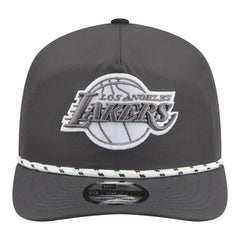 New Era - Los Angeles Lakers Tonal Rope 19TWENTY Adjustable Hat - Graphite