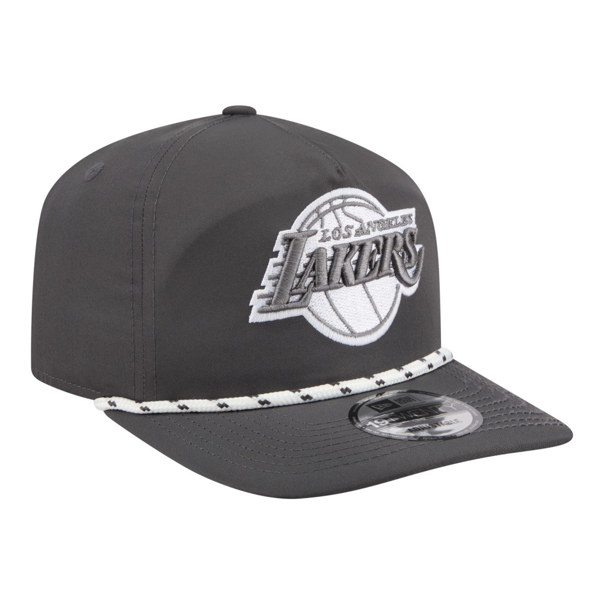 New Era - Los Angeles Lakers Tonal Rope 19TWENTY Adjustable Hat - Graphite