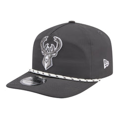 New Era - Milwaukee Bucks Tonal Rope 19TWENTY Adjustable Hat - Graphite