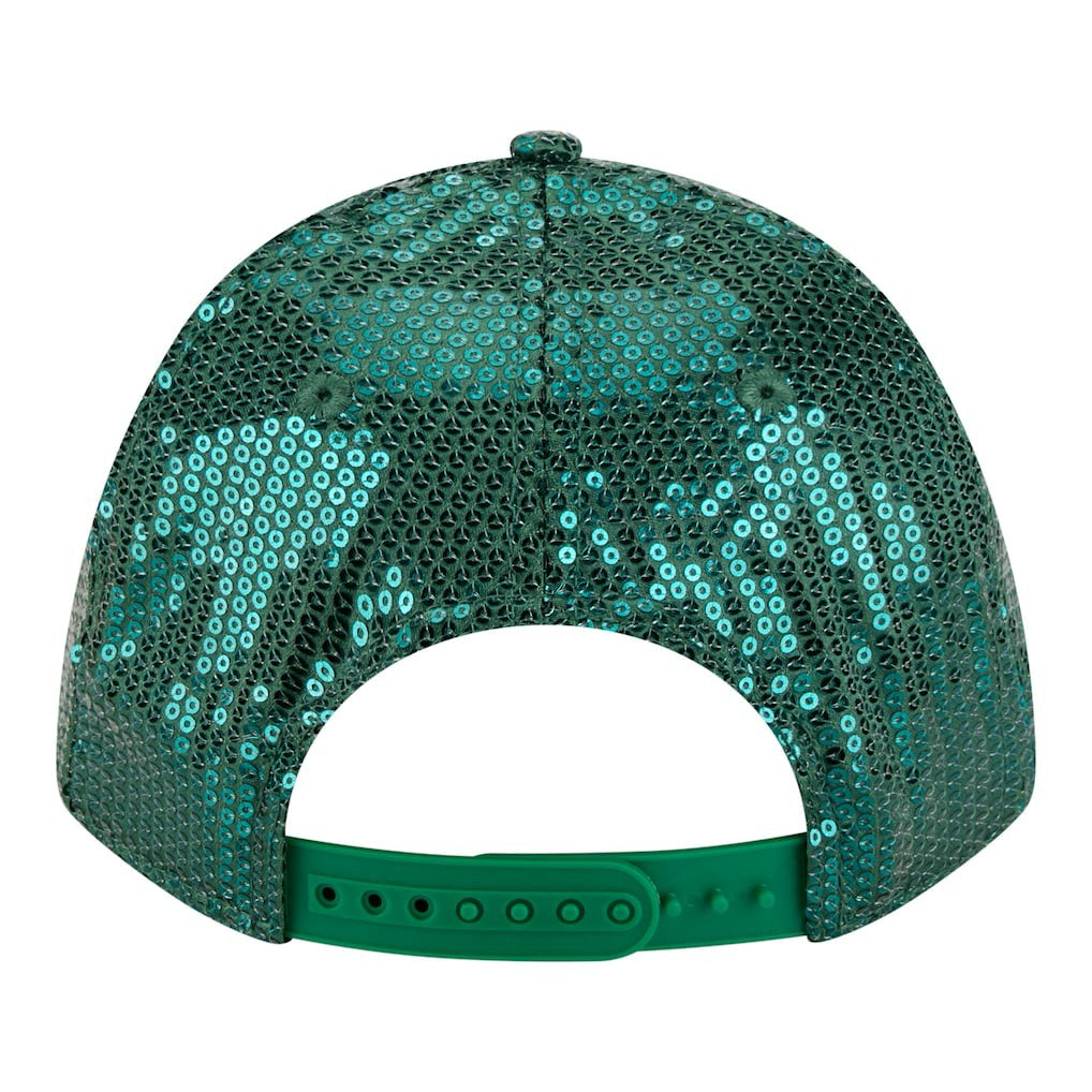 New Era - Boston Celtics Women's Sequin M-Crown 9FORTY Adjustable Hat - Kelly Green