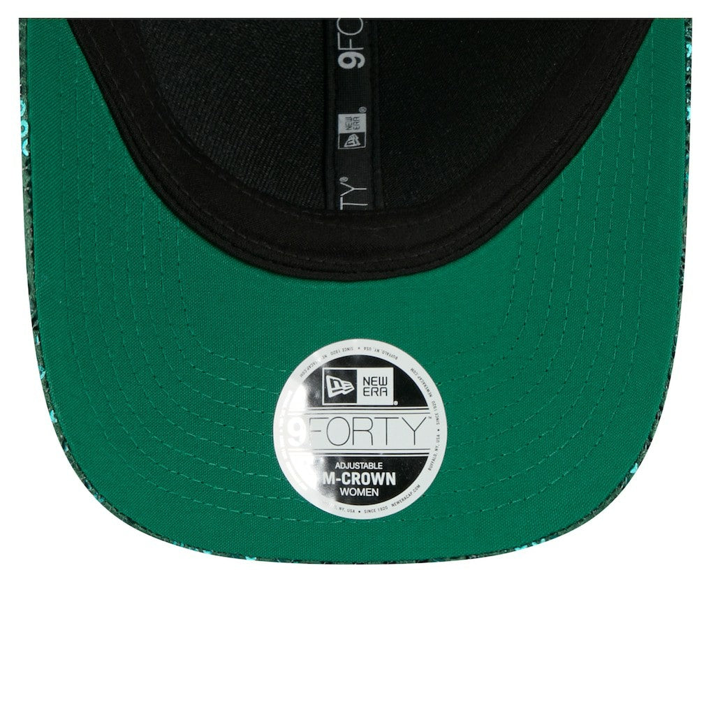 New Era - Boston Celtics Women's Sequin M-Crown 9FORTY Adjustable Hat - Kelly Green