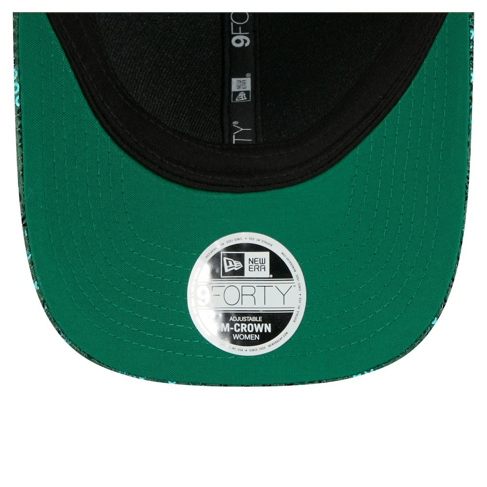 New Era - Boston Celtics Women's Sequin M-Crown 9FORTY Adjustable Hat - Kelly Green