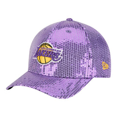 New Era - Los Angeles Lakers Women's Sequin M-Crown 9FORTY Adjustable Hat - Purple