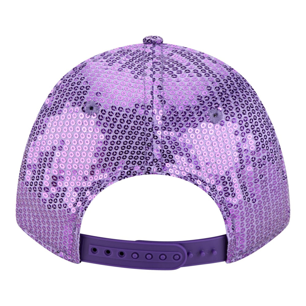 New Era - Los Angeles Lakers Women's Sequin M-Crown 9FORTY Adjustable Hat - Purple