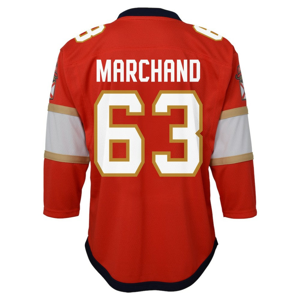 Brad Marchand Florida Panthers Outerstuff Youth Home Replica Jersey - Red | NHL Jerseys