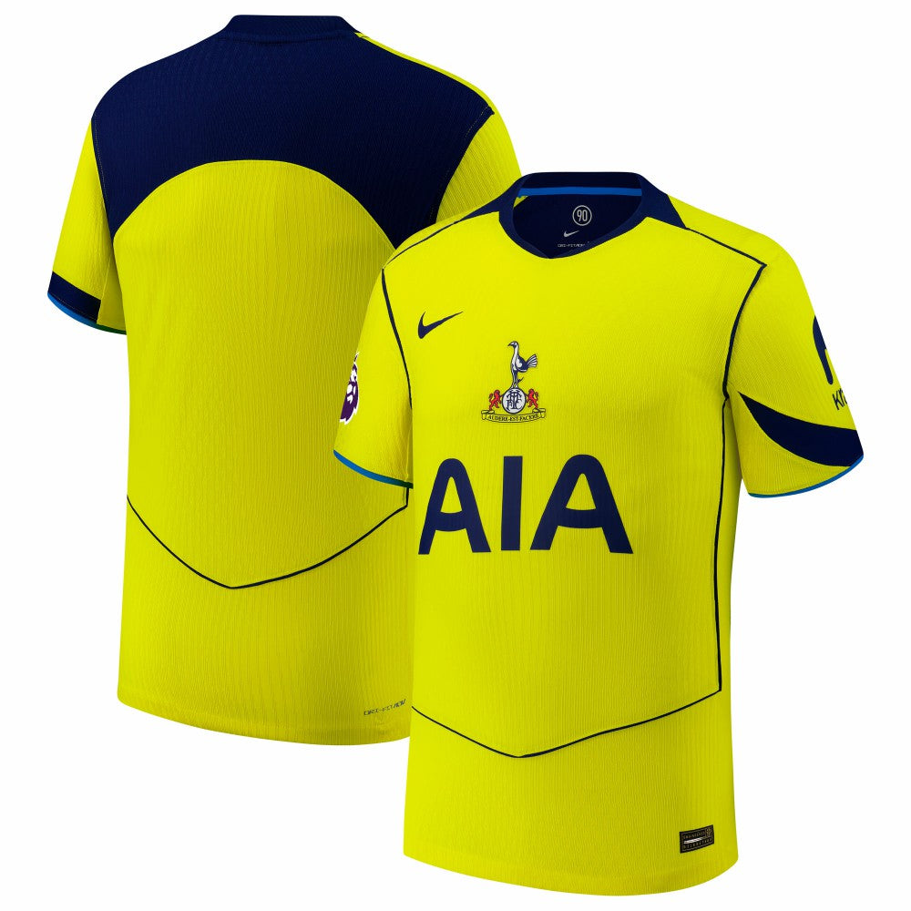 Nike Tottenham Hotspur 2025/26 Third Jerseys with Patch - Yellow