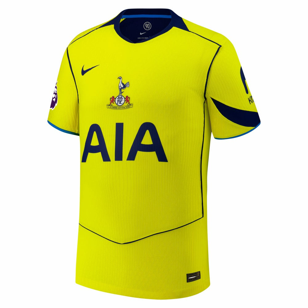 Nike Tottenham Hotspur 2025/26 Third Custom Jerseys - Yellow