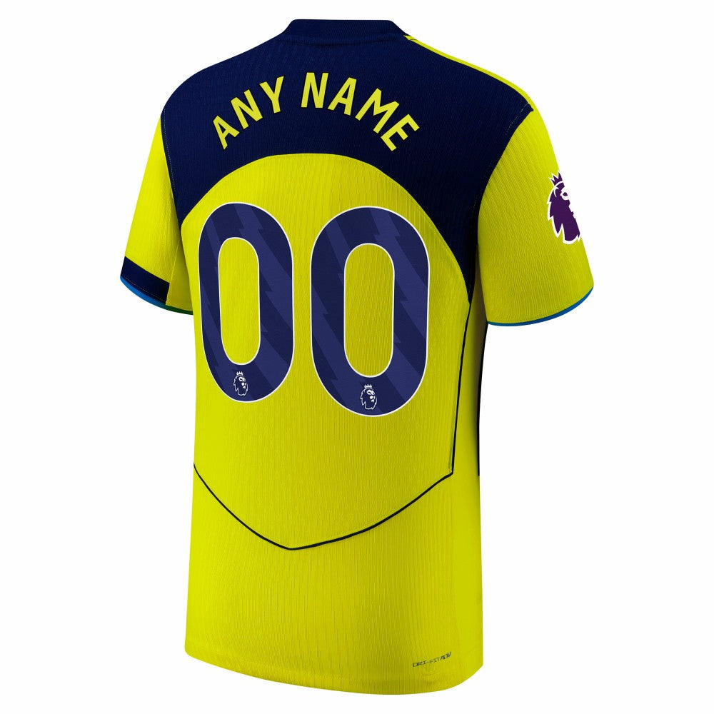 Nike Tottenham Hotspur 2025/26 Third Custom Jerseys - Yellow