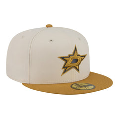 Dallas Stars - New Era Colorpack Two-Tone 59FIFTY Fitted Hat Cream/Tan