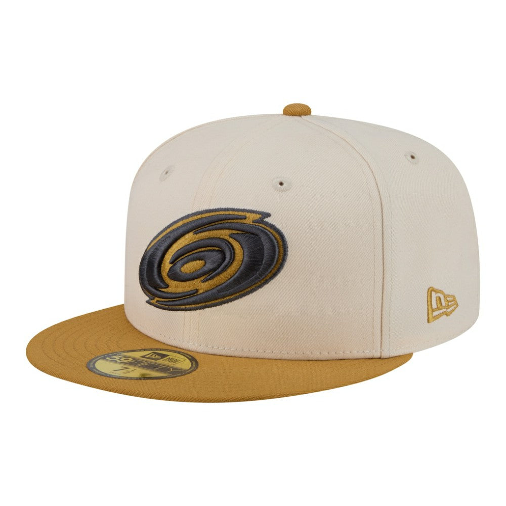Carolina Hurricanes - New Era Colorpack Two-Tone 59FIFTY Fitted Hat Cream/Tan