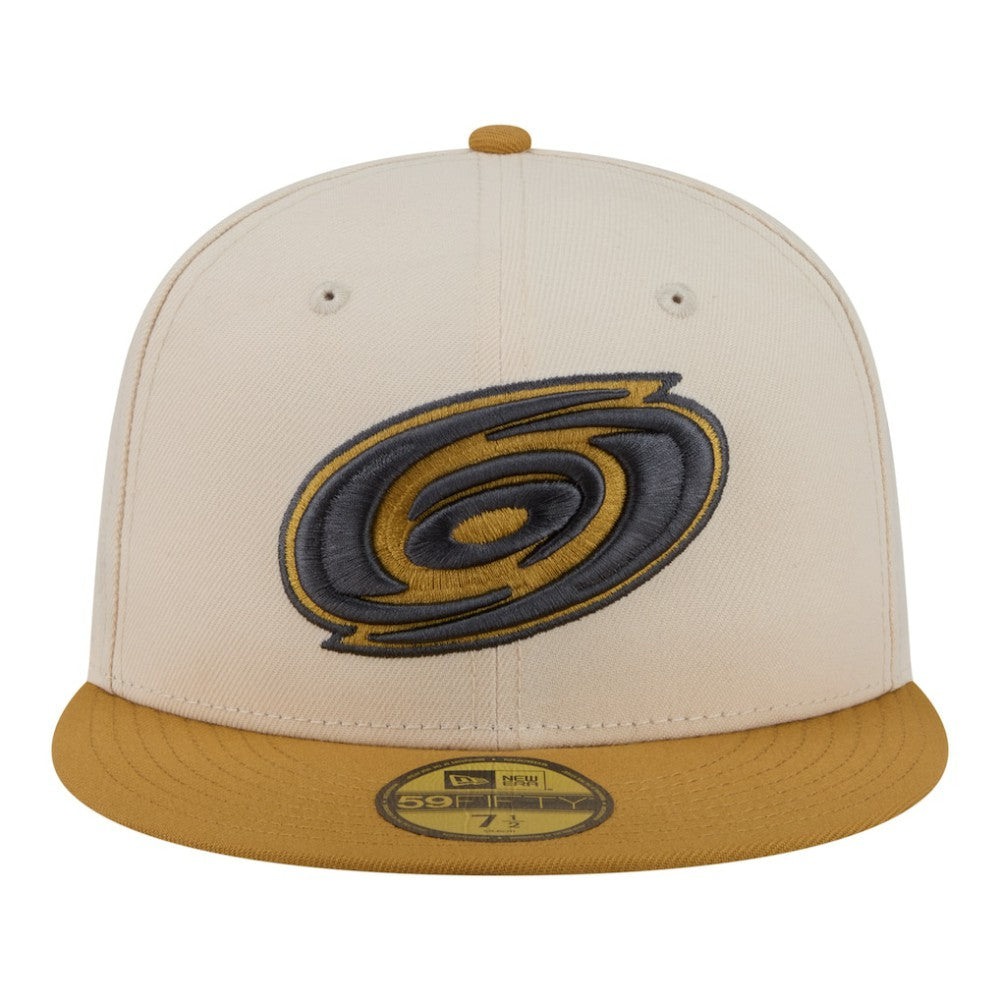 Carolina Hurricanes - New Era Colorpack Two-Tone 59FIFTY Fitted Hat Cream/Tan