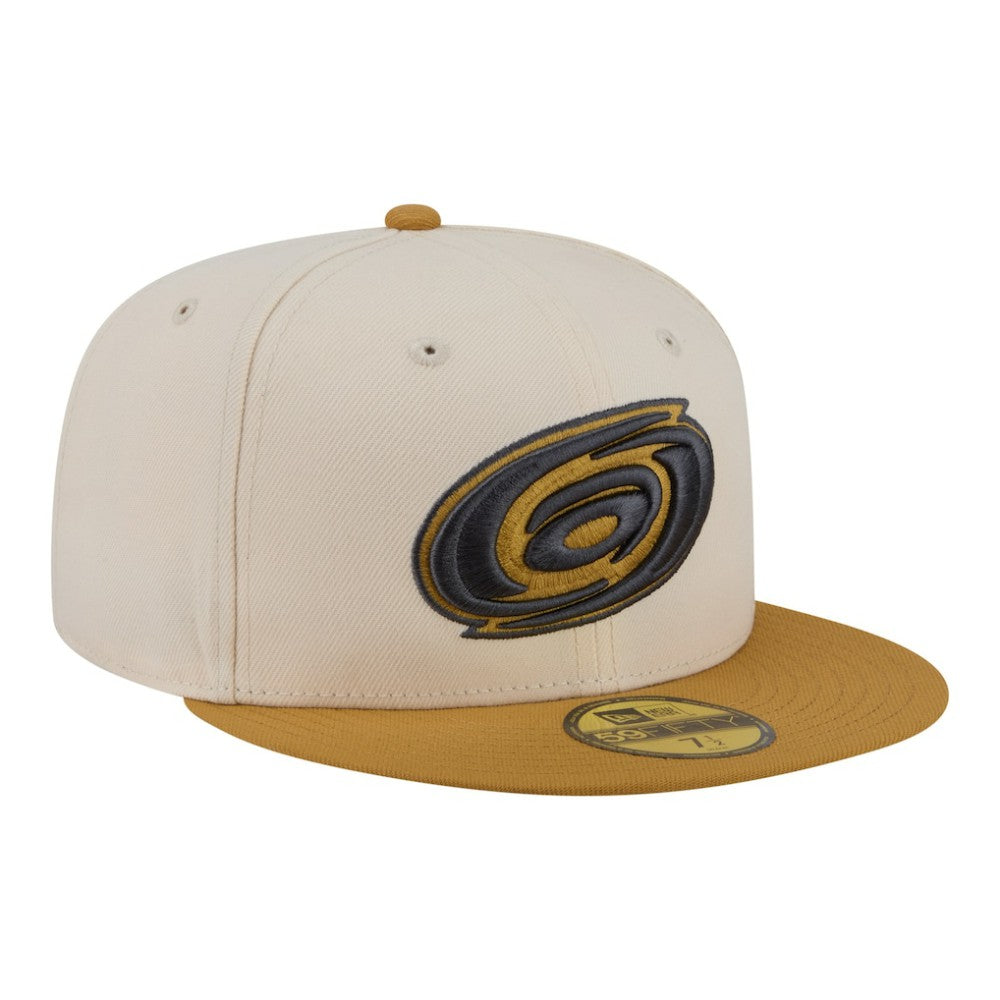 Carolina Hurricanes - New Era Colorpack Two-Tone 59FIFTY Fitted Hat Cream/Tan
