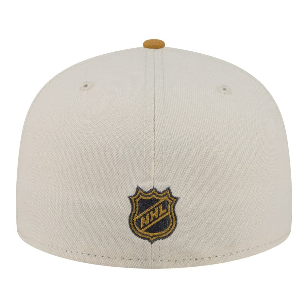 Pittsburgh Penguins New Era Colorpack Two-Tone 59FIFTY Fitted Hat Cream/Tan