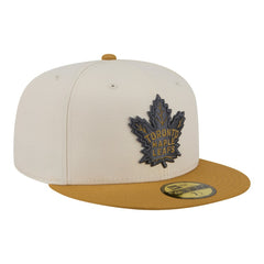 Toronto Maple Leafs - New Era Colorpack Two-Tone 59FIFTY Fitted Hat Cream/Tan
