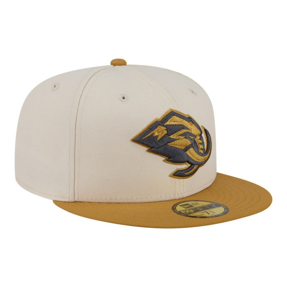 Utah Mammoth - New Era Colorpack Two-Tone 59FIFTY Fitted Hat Cream/Tan