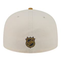 Vegas Golden Knights New Era Colorpack Two-Tone 59FIFTY Fitted Hat Cream/Tan