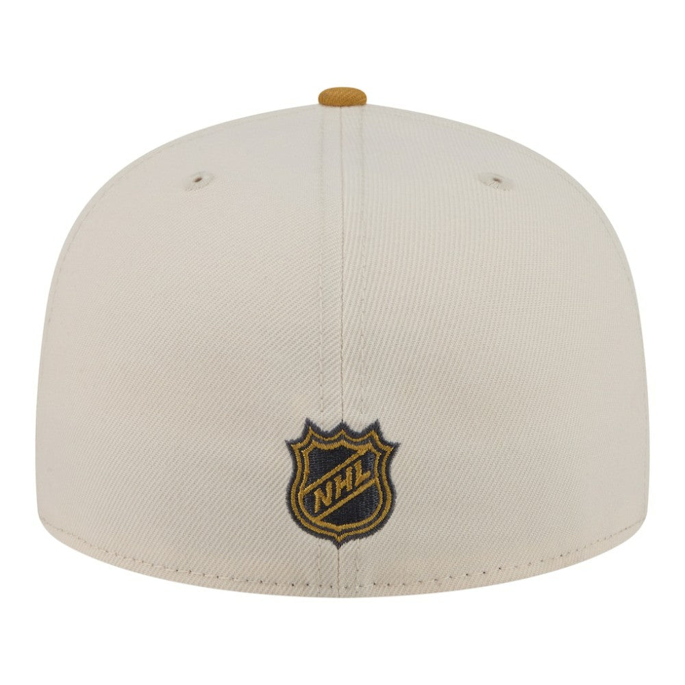 Edmonton Oilers - New Era Colorpack Two-Tone 59FIFTY Fitted Hat Cream/Tan