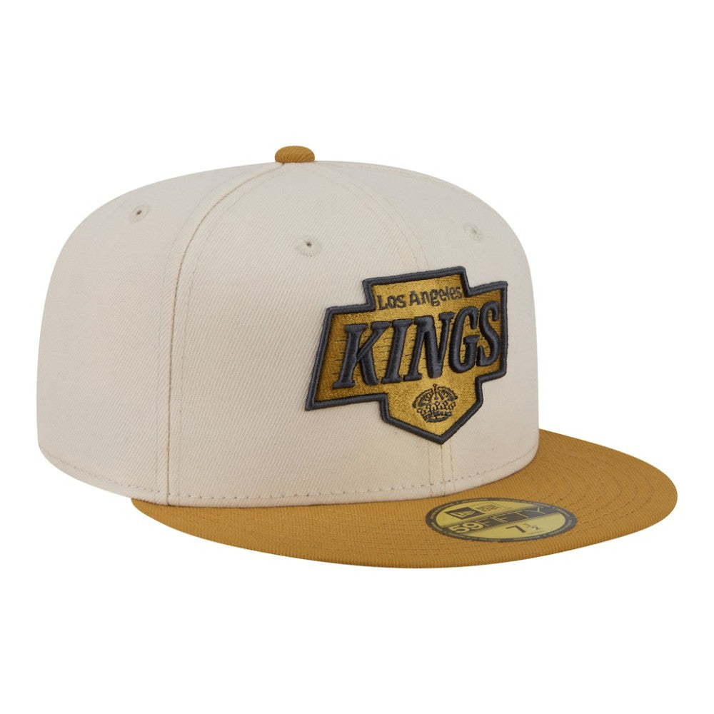 Los Angeles Kings - New Era Colorpack Two-Tone 59FIFTY Fitted Hat Cream/Tan