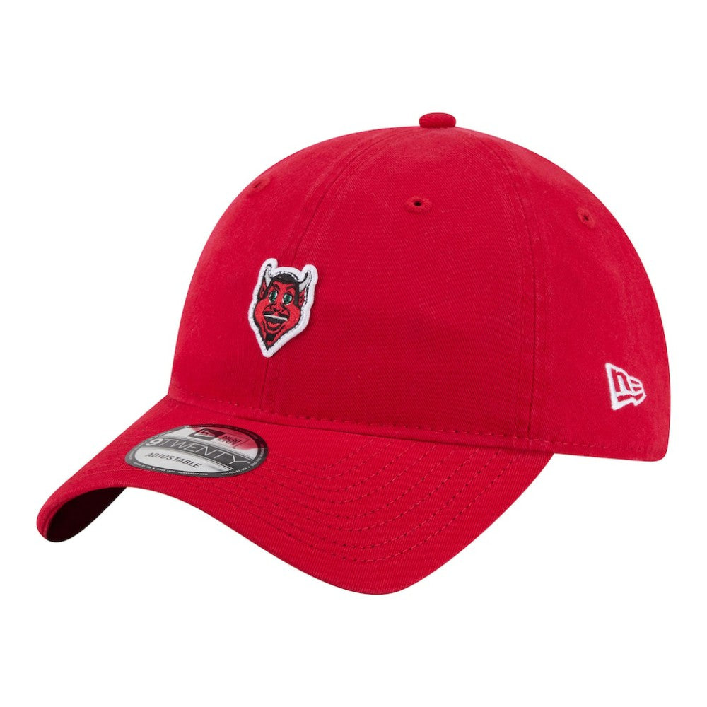 New Jersey Devils - New Era Unisex Mascot Patch 9TWENTY Adjustable Hat Red