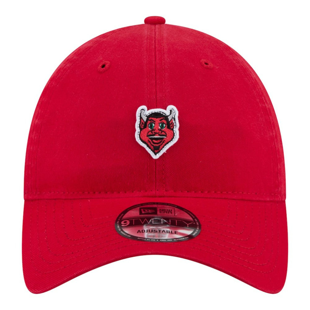 New Jersey Devils - New Era Unisex Mascot Patch 9TWENTY Adjustable Hat Red