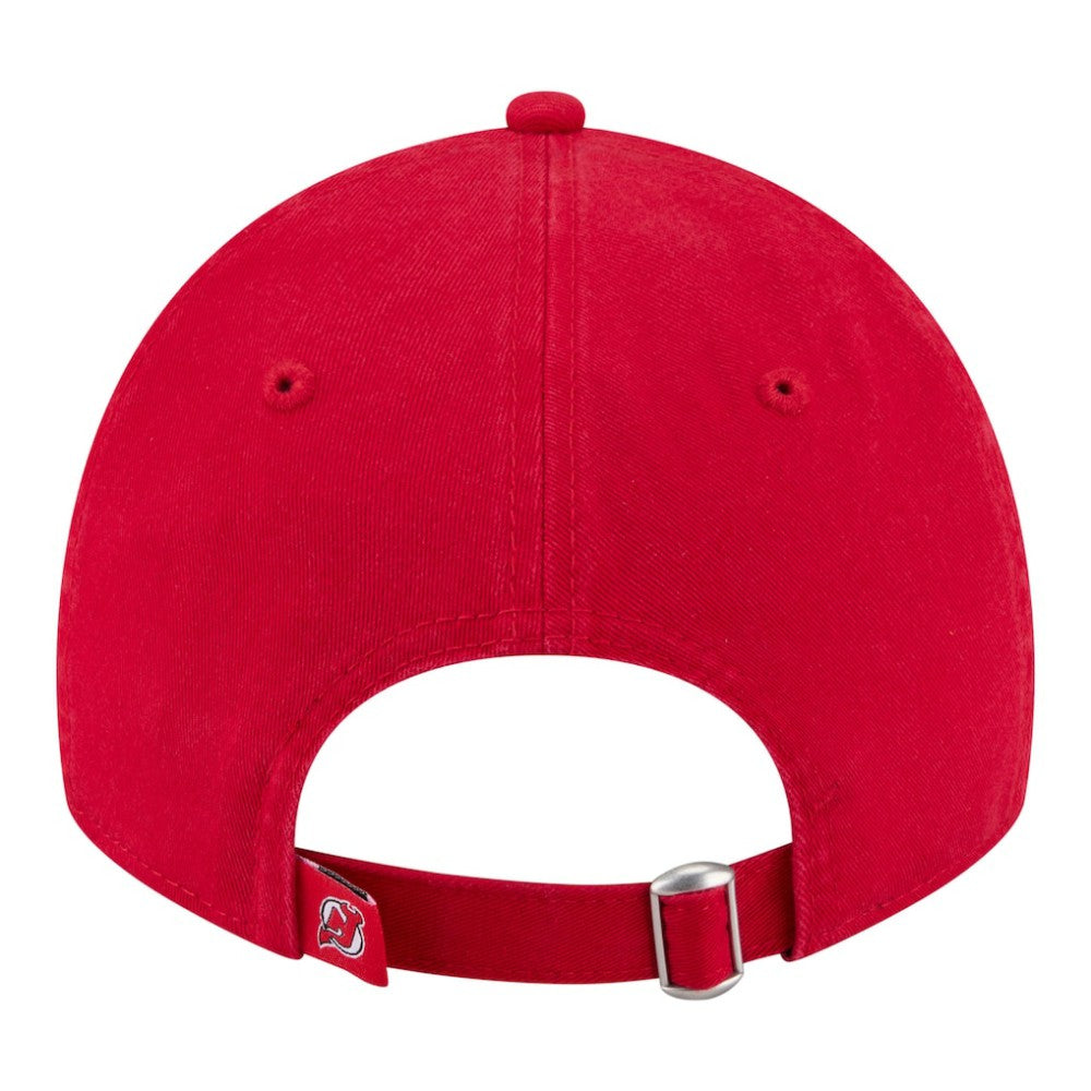 New Jersey Devils - New Era Unisex Mascot Patch 9TWENTY Adjustable Hat Red